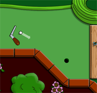 Мини гольф на заднем дворе | Backyard Mini Golf
