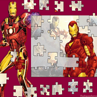 Железный человек (пазлы) (Iron man puzzle)
