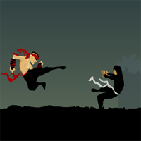    ,  (Run ninja run)