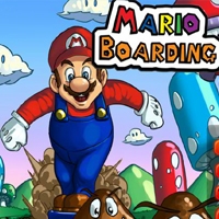 Марио на скейтборде