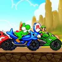 Марио – звезда мотогонок