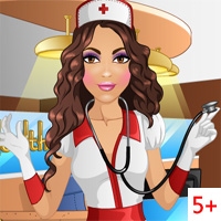 онлайн игра Супер быстрый макияж: Медсестра