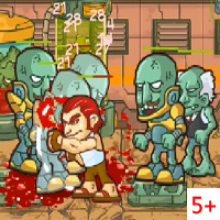 онлайн игра Дик Душ: Лаборатория зомби