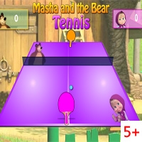 Маша и Медведь. Теннис