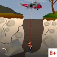 Спасательная служба: Полет на вертолете