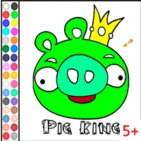 Король свин: Раскраска